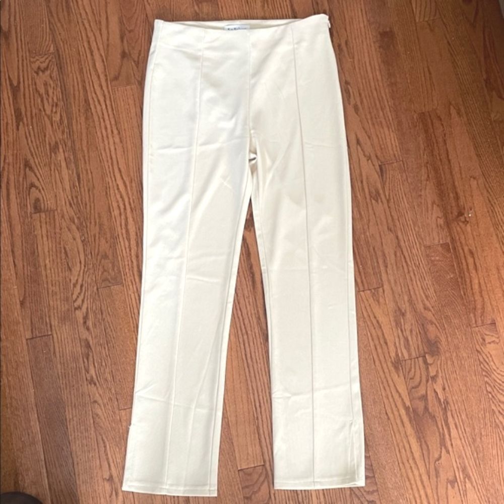 En Saison Cream Trousers Pants Sz L